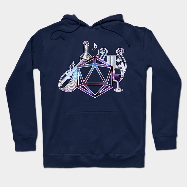 D&D Bard's Dice Hoodie by CuteNerds